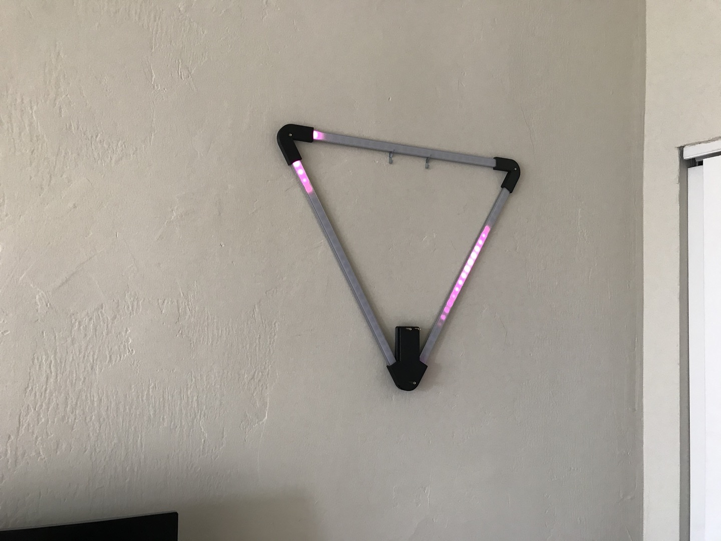 Finished device mounted on my wall.